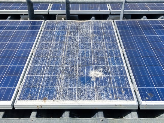 Solarmodul Sturmschaden nachweisen