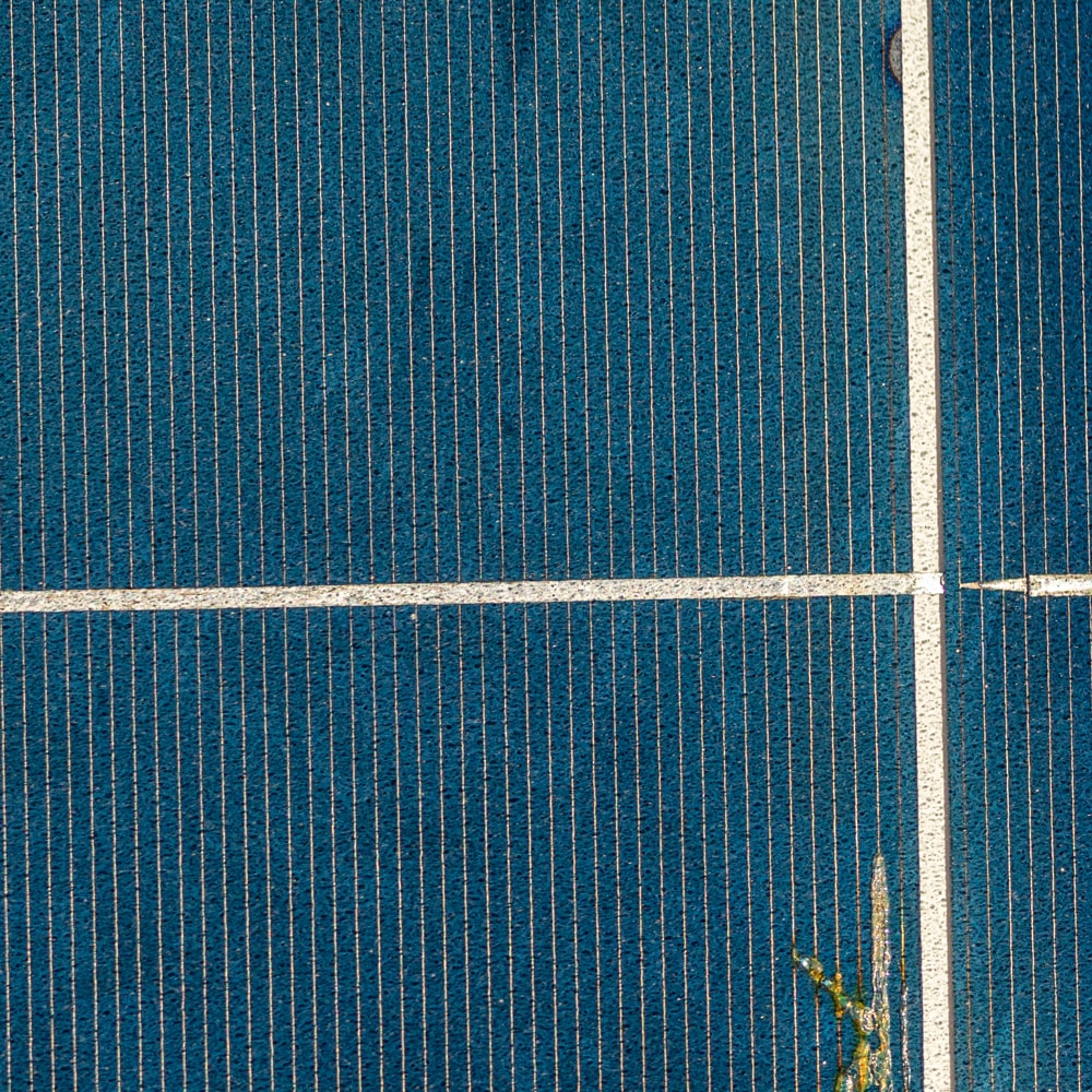 Solarmodule Test auf Schäden wie Abnutzung